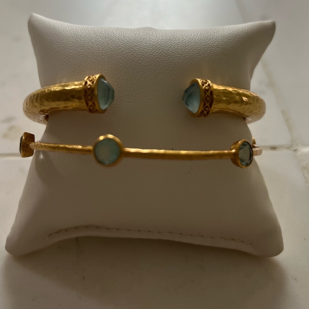 Julie Vos Bracelet Duo - Bangle & Hinged Cuff